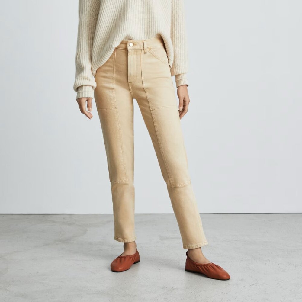 Everlane The Utility Cheeky Jean - Desert Clay